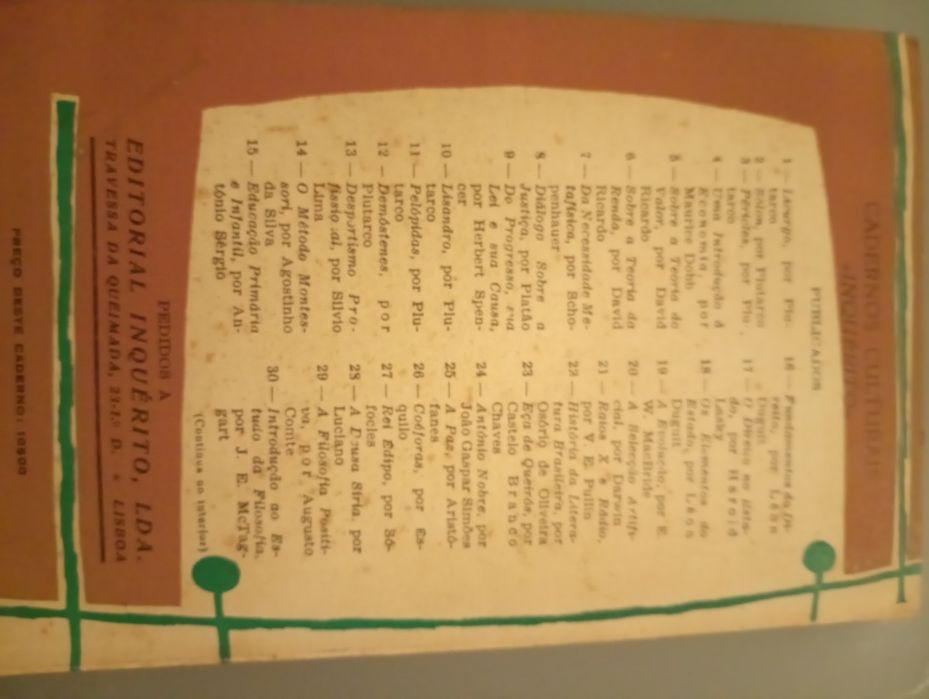 Sobre a evolução das formas musicais, de Graça, Fernando Lopes, 1906/Editorial Inquérito Limitada. [S.d. 1959?]  Valioso estudo musical,