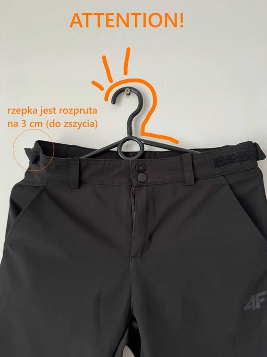 Spodnie softshell membrana 5000 dziewczęce