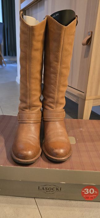 Kozaki damskie Lasocki skóra 39