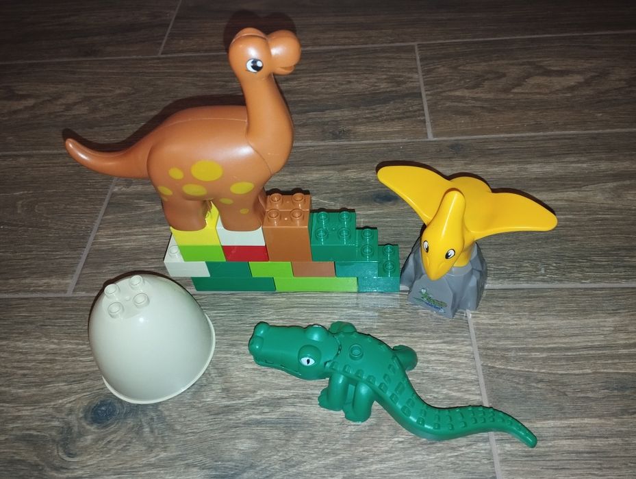 Zestaw klocków dinozaury