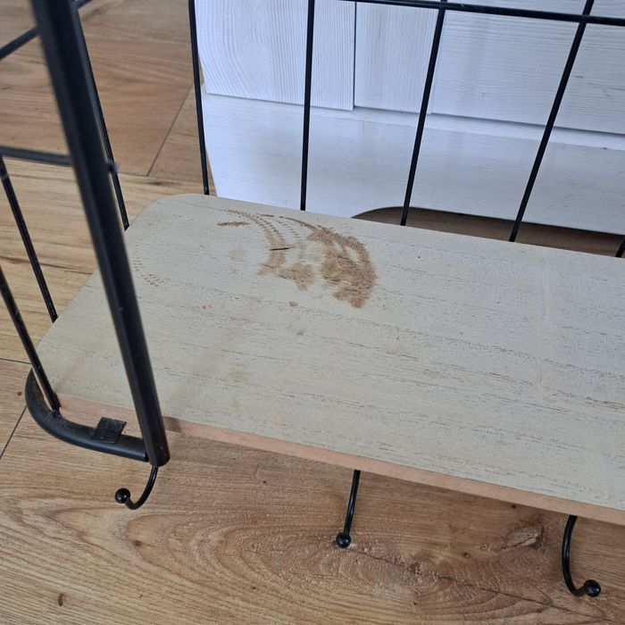 Półka Ikea metalowa szerokość 52 , wysokość 58,5 gł. 16cm