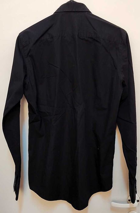 Koszula męska czarna długi rękaw Rosweel & Sons slimfit rozm. L