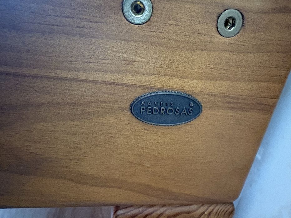 Secretaria ou mesa de apoio em madeira pinho mel