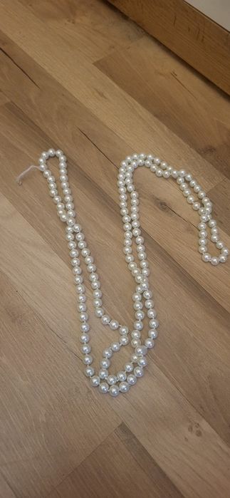 Korale perłowe 140cm