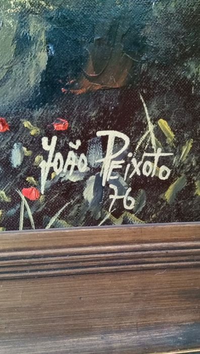 Quadro a Óleo de João Peixoto 1976