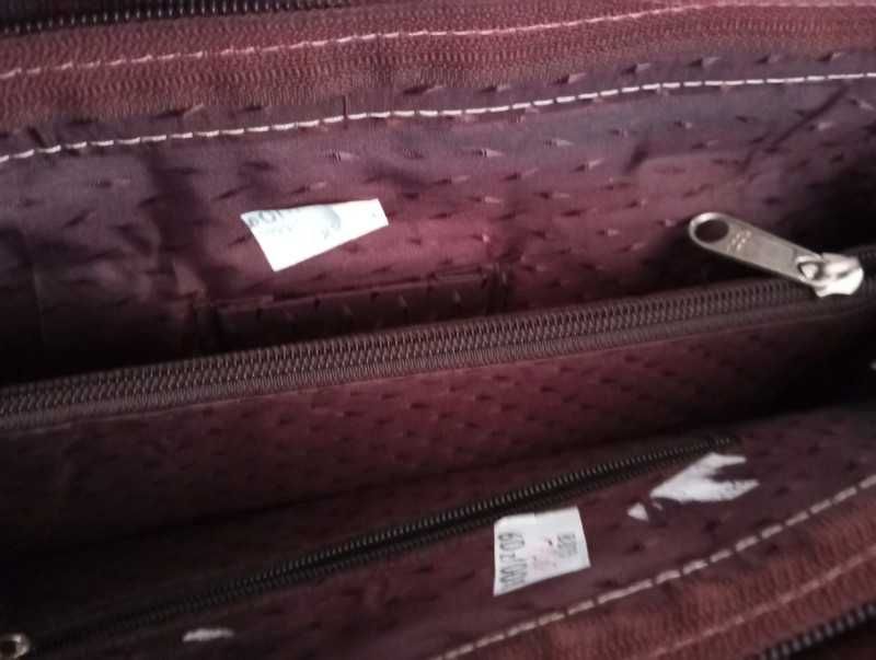 torebka brązowa, nowa