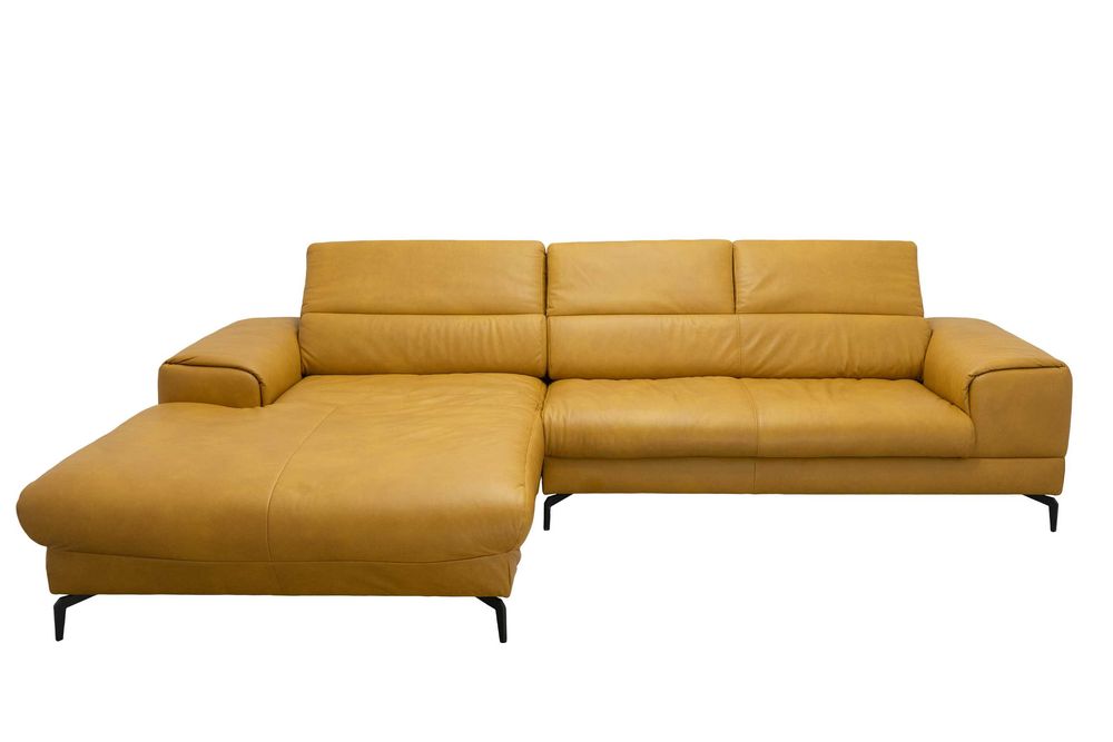 NAROŻNIK PIEDROO Musztardowy rozkładany 303x191cm BGM24.pl B 9819 -50%