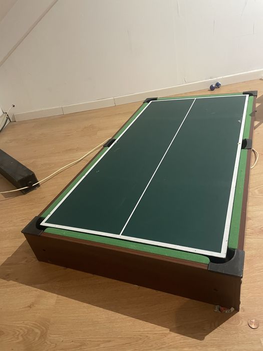 Mesa multijogo matraquilhos, ping pong e bilhar