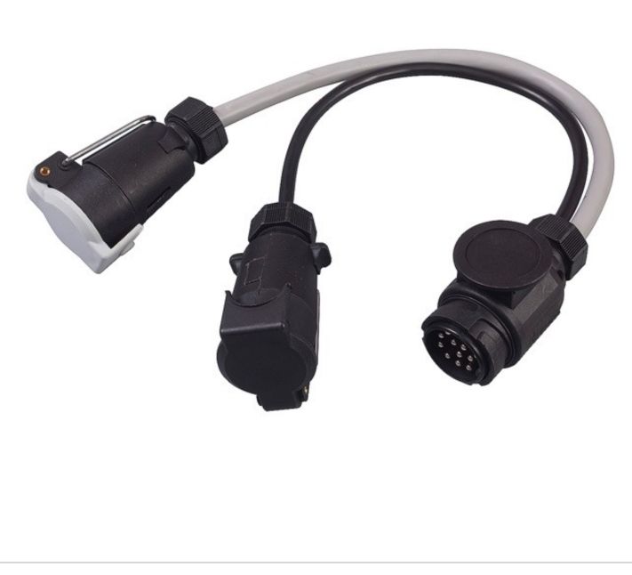 Adapter przejściówka 13 pin pinowego na 7 x 2 7x2 Anglia