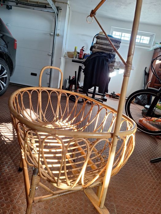 Berço em bambu, como novo