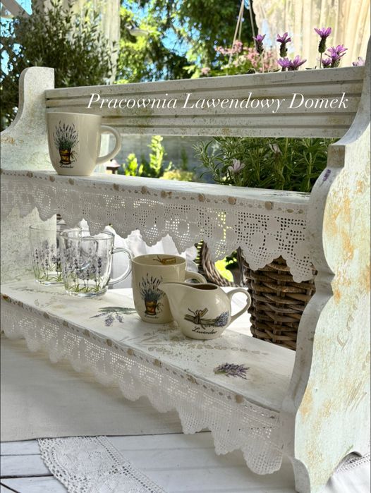 Półka Shabby chic lavender