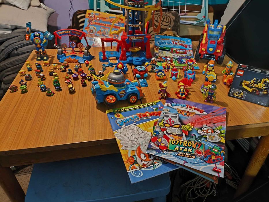 Wielki zestaw Super Zings + Lego dla dziecka, super prezent na święta.
