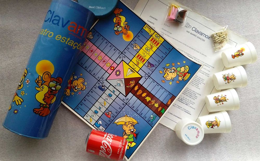 Antigo Jogo "Nas 4 Estações" oferta de luxo Bial ~ Anos 80 ~ RARISSIMO