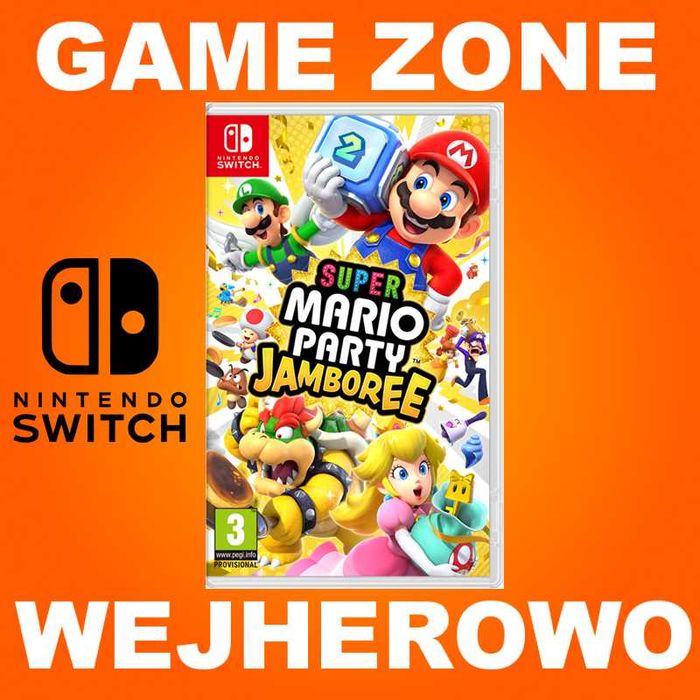 Super Mario Party Jamboree Nintendo Switch + Lite + Oled = Wejherowo