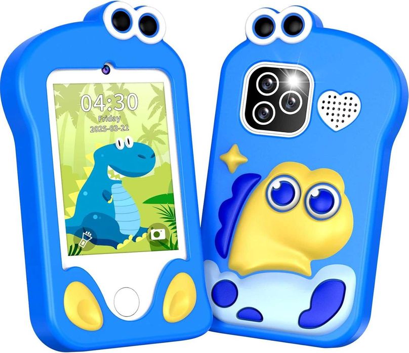 Telefon dziecięcy CHAKEYAKE, aparat, z 2,4-calowym dotykowym ekranem