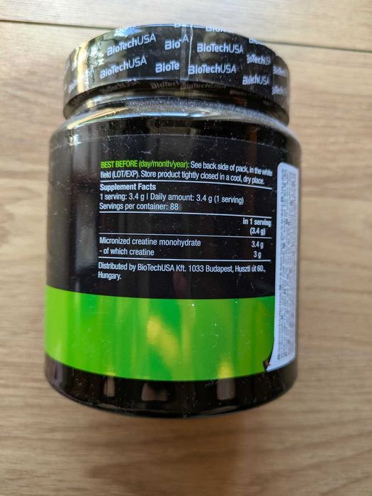 Biotech USA 100% Creatine Monohydrate – 300 g – Unflavoured