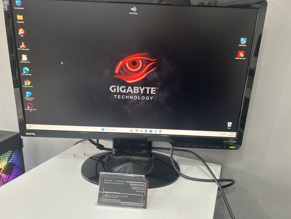 Komputer Gamingowy: Ryzen 5 1500X- 4R/8W/Dyski 628GB/16GB RAM/MSI-2GB/