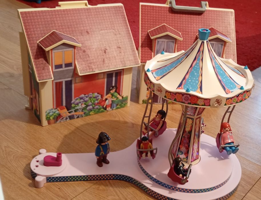 Casa Playmobil e Carrocel