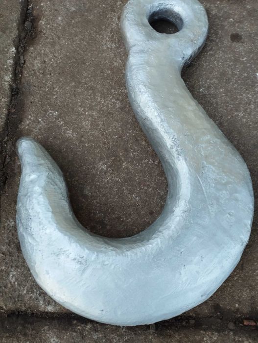 Duży hak stalowy 8 kg , mocny , ciężki 34 cm