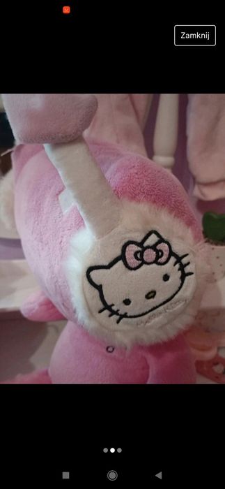 Przepiękne nauszniki hello kitty Sanrio