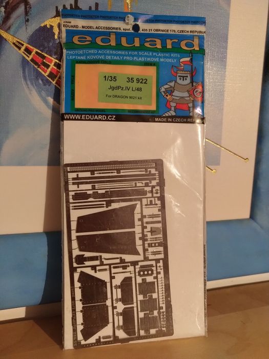 Model czołgu do złożenia Eduard JgdPz.lV L/48