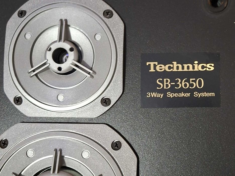 Colunas de som vintage Technics SB-3650 - 3 vias - 140w - 8 Ohms