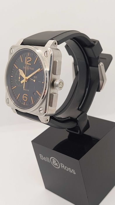 Bell&Ross - relógio BR03-94 Golden Heritage Chronograph
