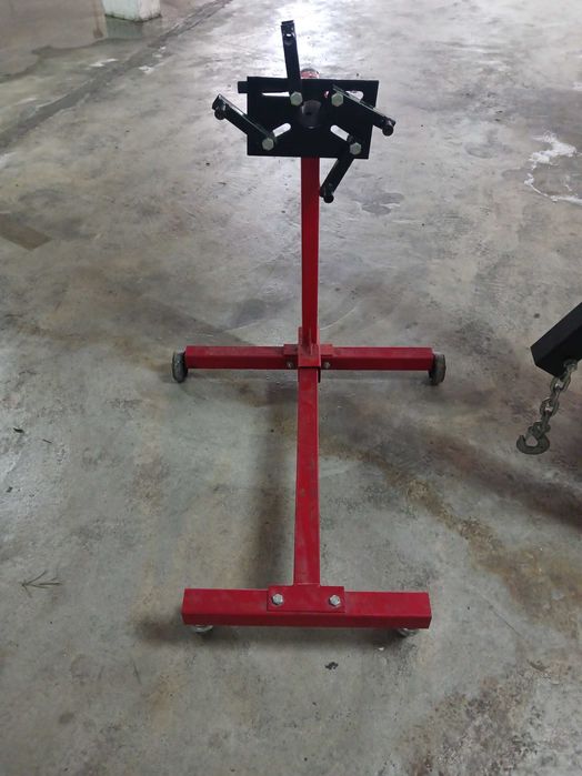 Grua mecanica  carro apoio motor