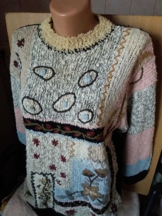 Гарний осінній Р. 54 - 56 жіночий светр кофта