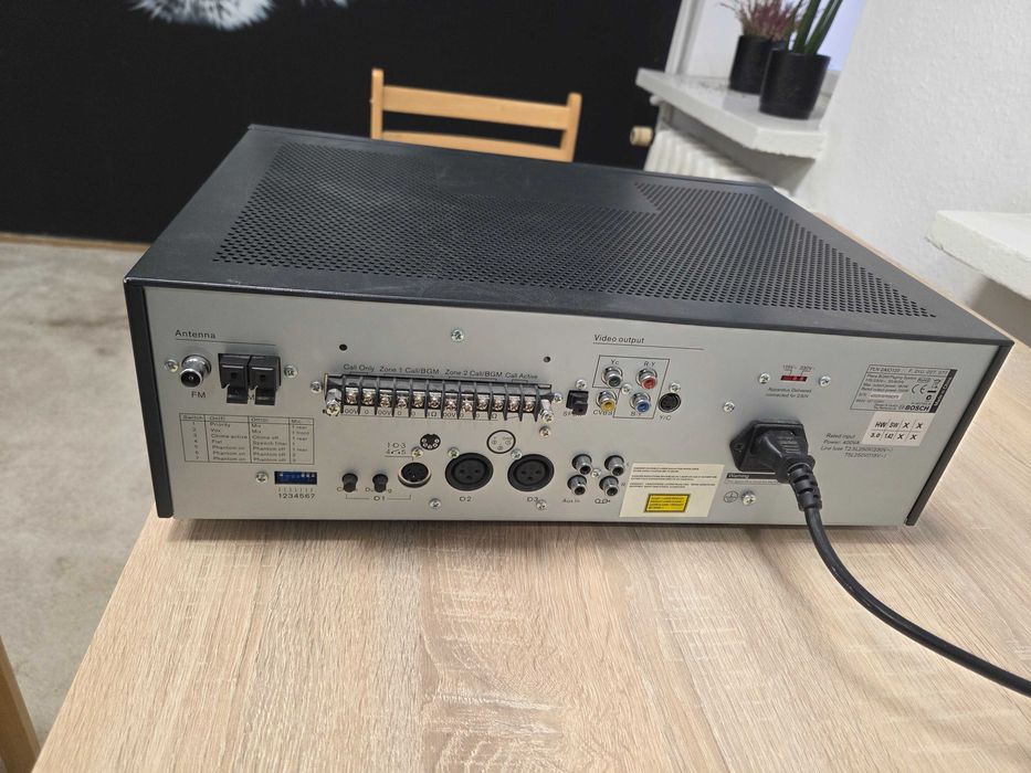 BOSCH PLENA BMG Paging System CD/FM nagłośnienie dla sklepu, biura.