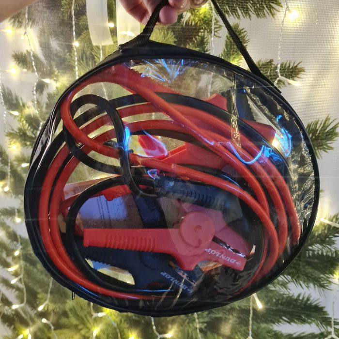 Dunlop kable przewody rozruchowe booster prostownik 2x3 m 220A