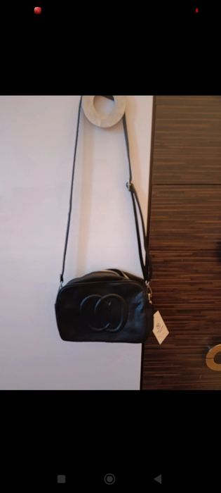 Torebka damska listonoszka czarna