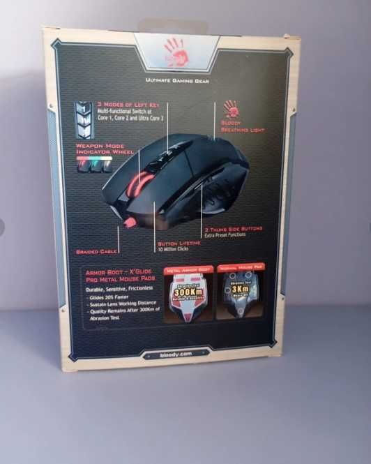 Rato A4Tech Ultra Core 3 - Preto/Prata