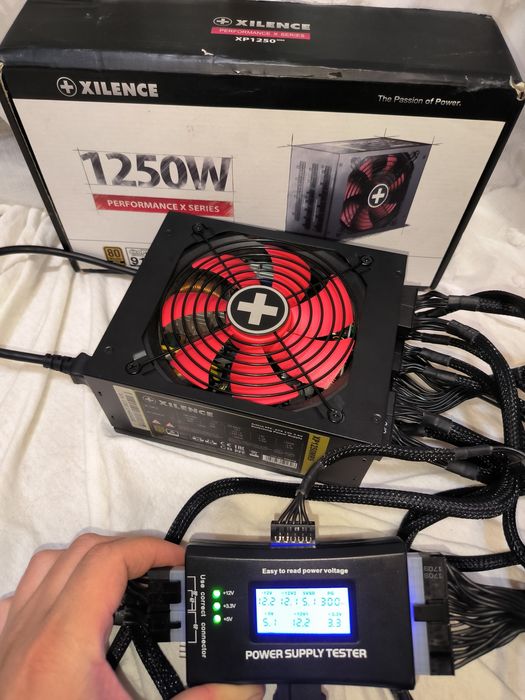 Xilence Performance X 1250W (XP1250MR9) 80 PLUS Gold Full Modular  Блок живлення бж бп блок питания rtx rx gtx gt mx rtx gaming OC