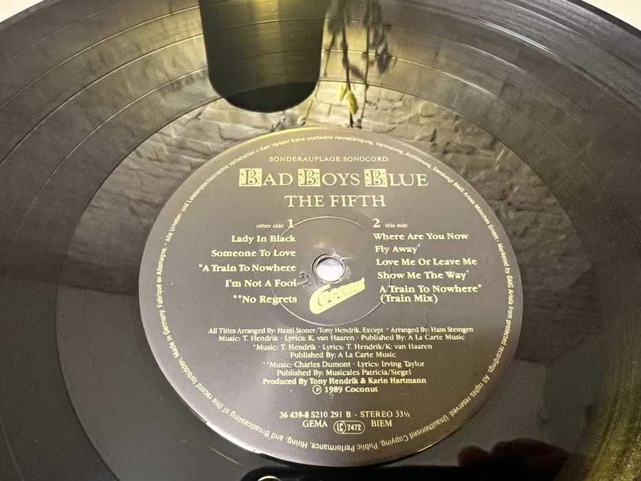 Bad Boys Blue 5 winyl LP 1 wyd. Coconut 1986