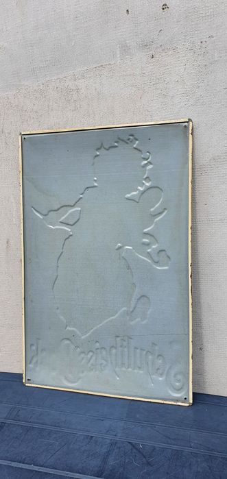 Stary szyld blaszany schultheiss