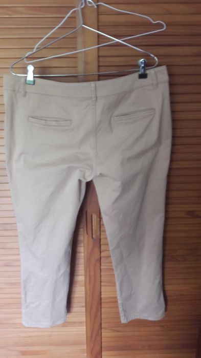 Calca bege Maximo Dutti   tamanho 42