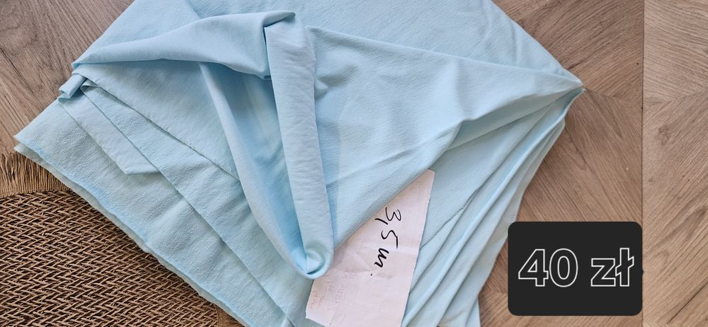 Dzianina dresowa  błekitna  3, 5 m