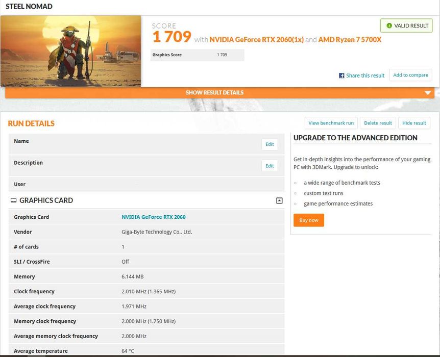 GIGABYTE RTX 2060  (Com garantia)64284526868738122