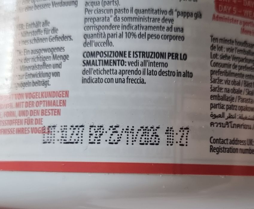 Karma dla piskląt Nutribird A21 - Wysyłka!