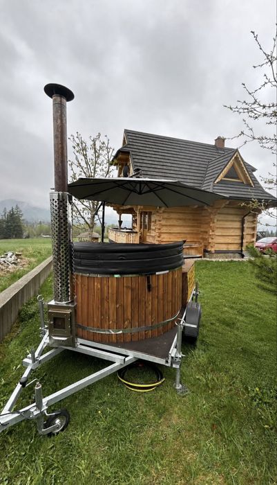 Mobilna Balia jacuzzi oraz mobilna sauna na WYNAJEM