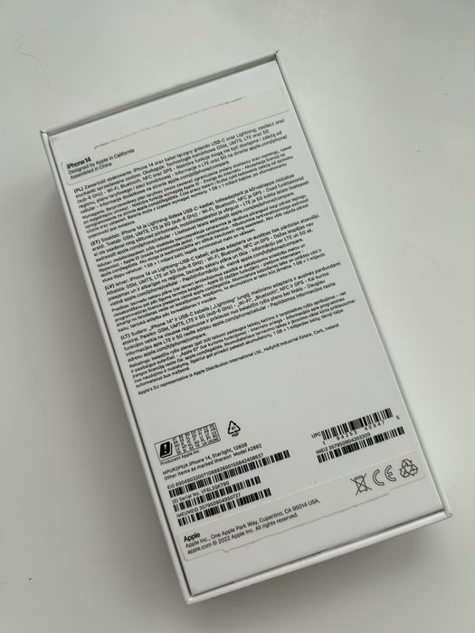 Iphone 14 biały z pudełkiem
