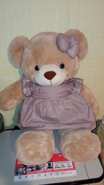 Мишка 70см мягкая игрушка/игрушка львёнок/животные/машинка конструктор