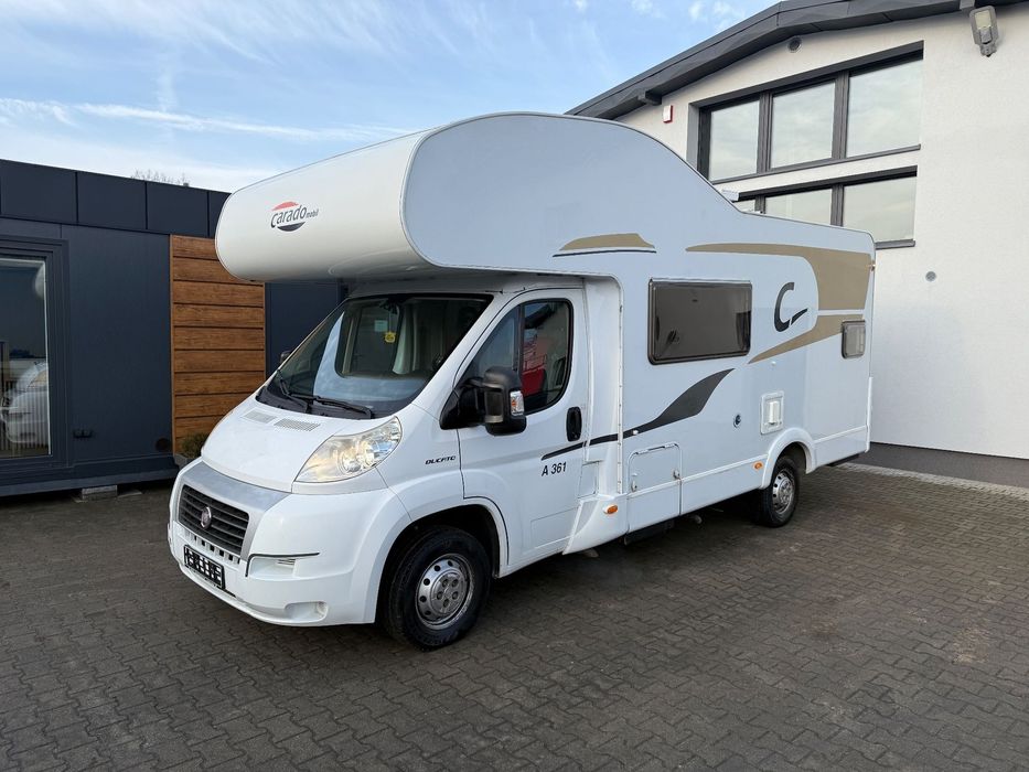 Fiat DUCATO CARADO A361 Capron  6 osób | 2x Klima | 2.3 bez AdBlue | Sat+TV | Markiza | Przetwornica |