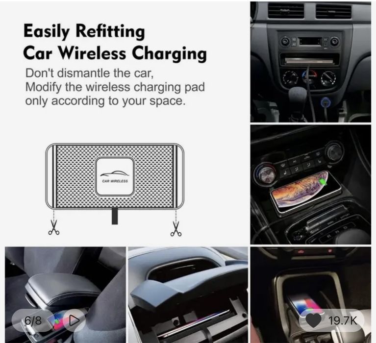 Беспроводная зарядка для авто