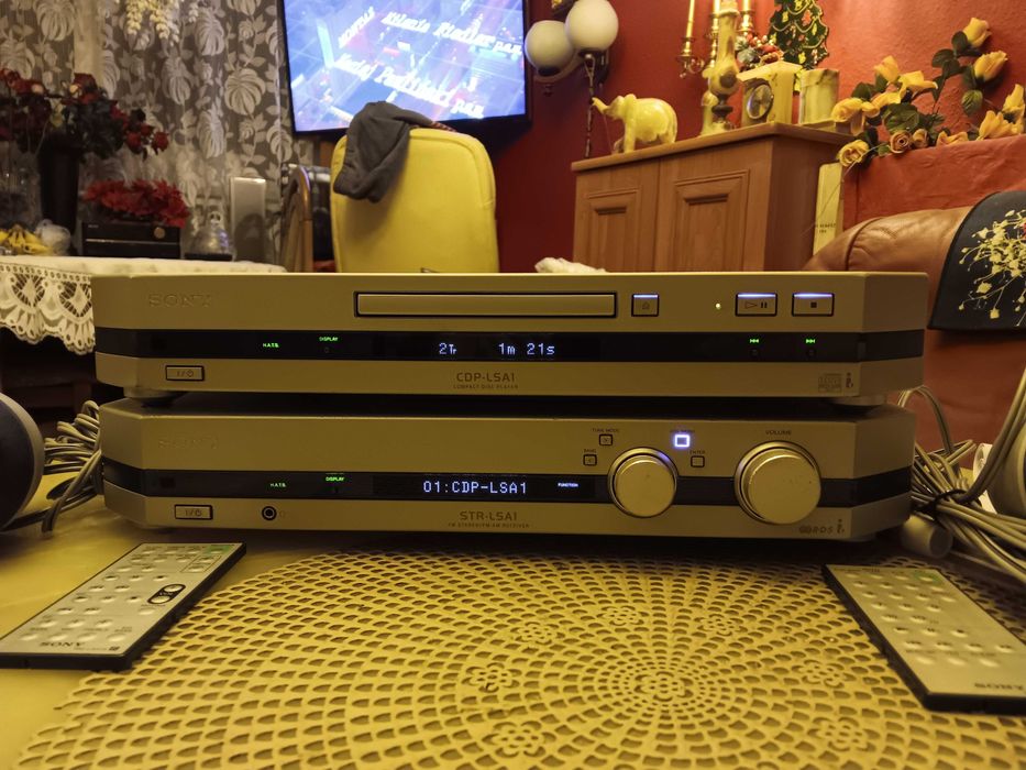 Sony str-lsa1 + cdp-lsa1 plus piloty oryg