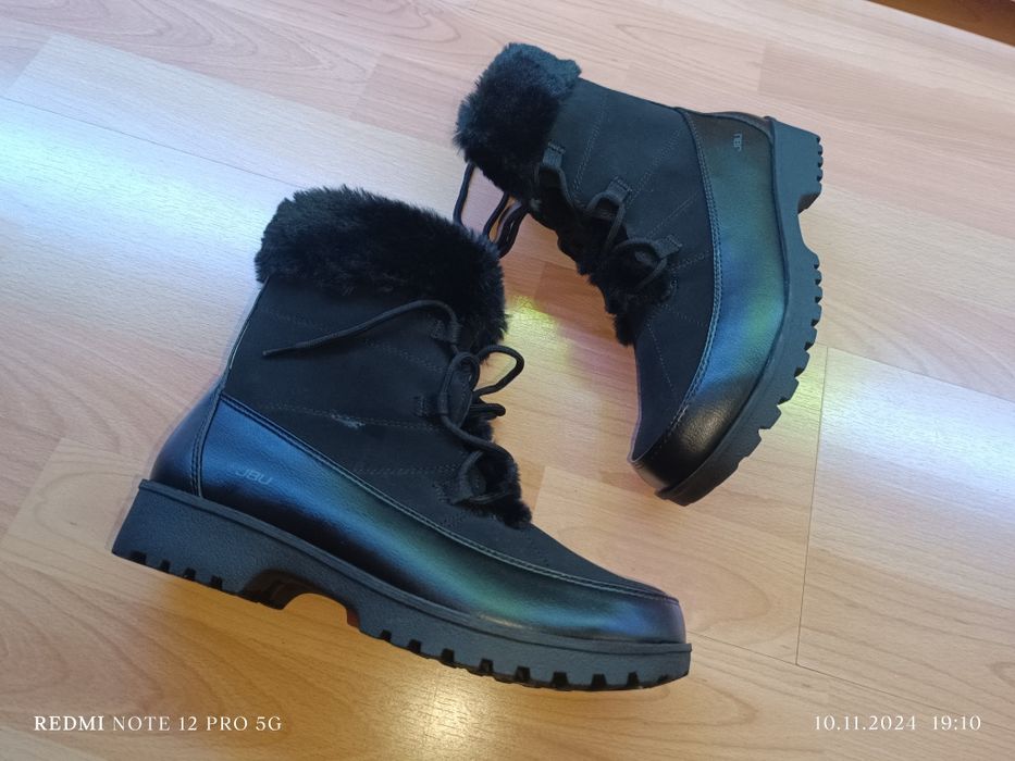 JBU By Jambu Colorado Faux Fur All Tera Boots Black- 25 cm