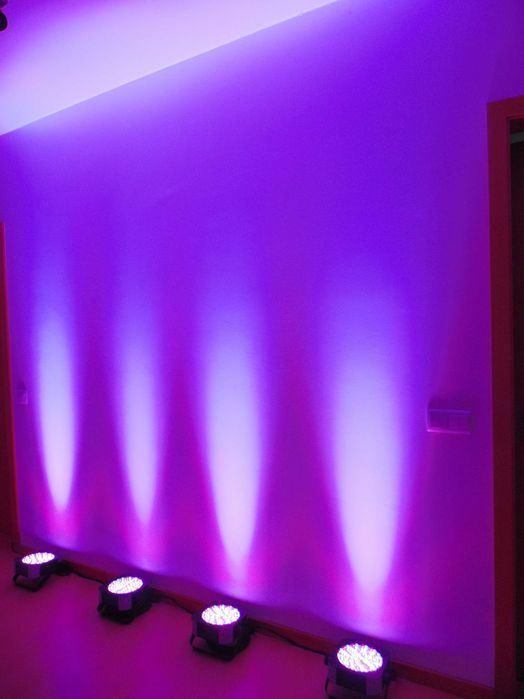 ALUGUER PAR LED para Iluminação do salão de recepção