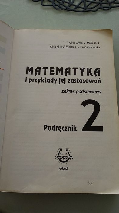 Podręcznik do matematyki