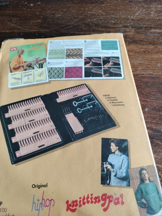 Przyrząd do robienia swetrów